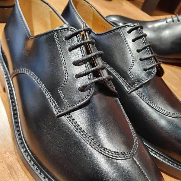 Derby shoe Center 51 4220 Bart black leather