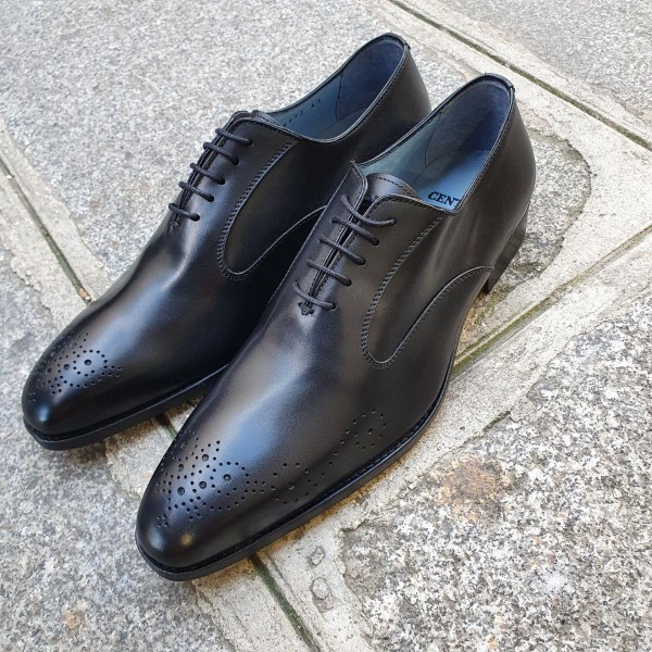 Oxford shoe Center 5113690 black leather