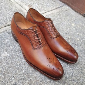 Richelieu Berwick 4248 cuir marron