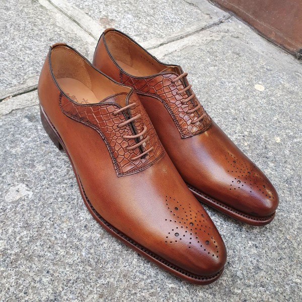 Richelieu Berwick 4248 cuir marron