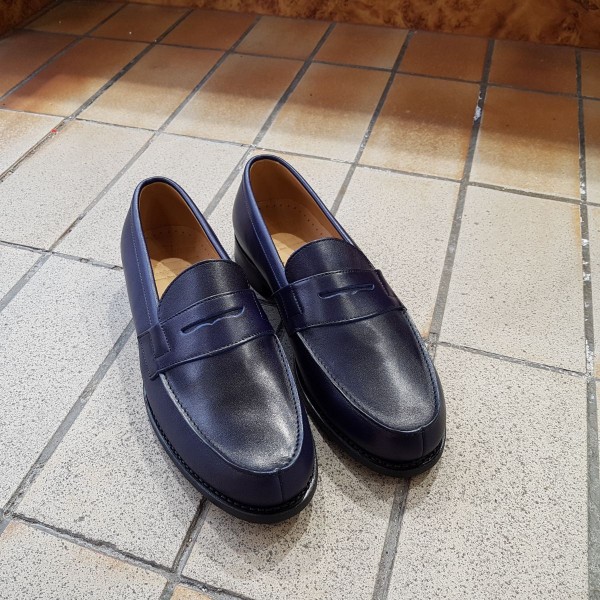 Mocassin Center 51 2906 Dan cuir marine
