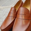 Mocassin Center 51 2906 Dan cuir marron