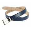 Ceinture en cuir marine
