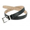 Leather Belt ostrich print finish