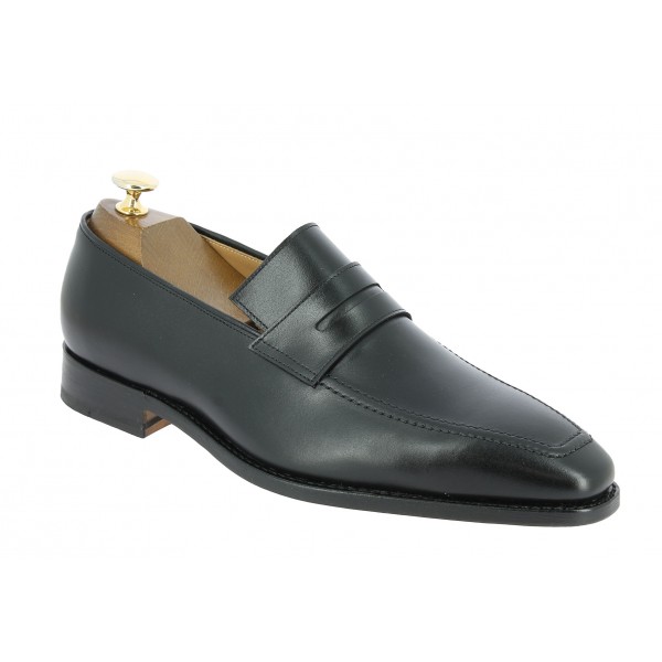 Mocassin Center 51 13854 cuir noir