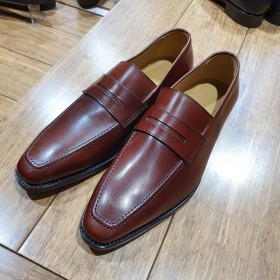 Mocassin Center 51 13854 cuir marron