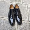 Oxford shoe Center 51 13850 black varnished leather