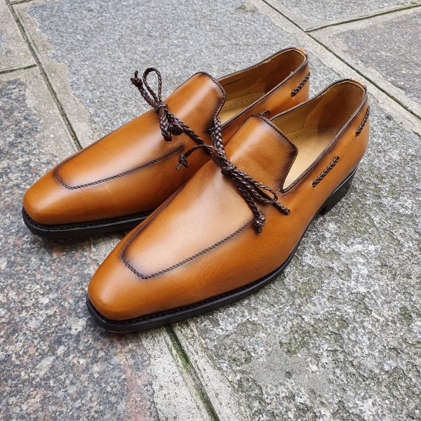 Mocassin Center 51 13813 cuir blond