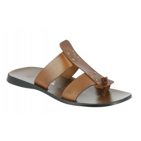 SandaleZeus 1073 cuir marron