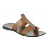 Sandals Zeus 1073 brown leather