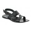 SandaleZeus 1262 cuir noir