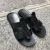 Sandals Zeus 1073 black leather