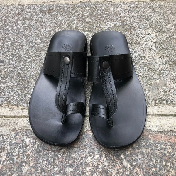 Sandals Zeus 1081 brown leather