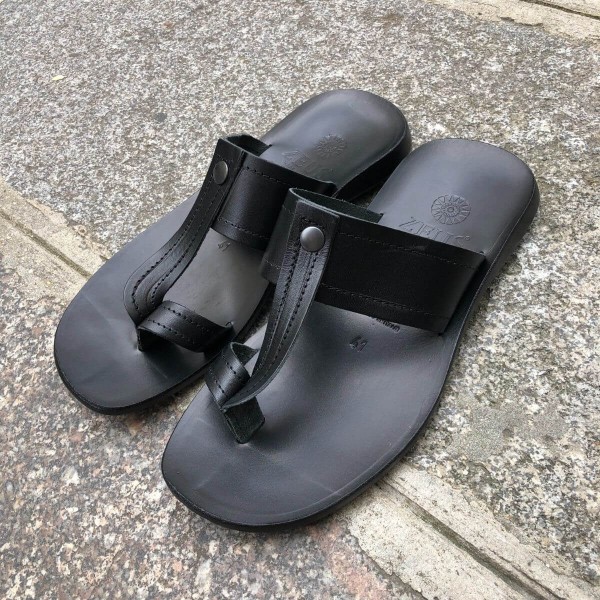 Sandals Zeus 1081 brown leather