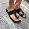 SandaleZeus 1081 cuir noir