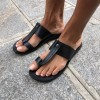 SandaleZeus 1081 cuir noir