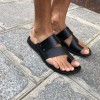 Sandals Zeus 1173 black leather