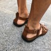 Sandals Zeus 1250 brown leather