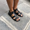 Sandals Zeus 1422 black leather