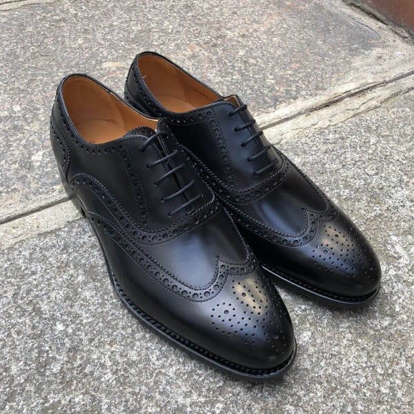 Oxford shoe Berwick 3008 black leather