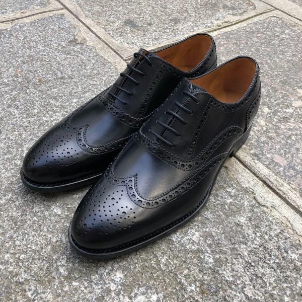 Oxford shoe Berwick 3008 black leather