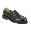 Moccasin triple sole Center 51 13994 Dan black leather