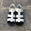 Sandals Zeus 1422 white leather