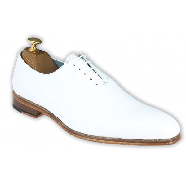 Oxford shoe Center 51 12251 Carlo white leather