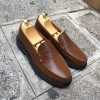 Mocassin triple semelle Center 51 13994 cuir marron
