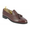 Moccasin with Pompons Center 51 3136 Will burgundy leather