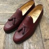 Moccasin with Pompons Center 51 3136 Will burgundy leather