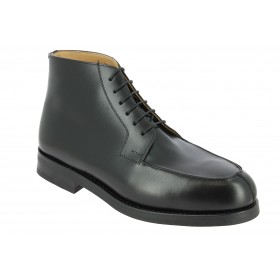 Lace up boot Center 51 13963 black leather