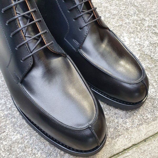 Lace up boot Center 51 13963 black leather