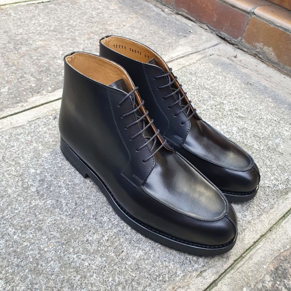 Lace up boot Center 51 13963 black leather