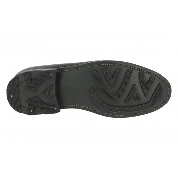 Derbie Center 51 8172 Bob cuir marron avec frange