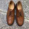 Derby shoe Triple Sole Center 51 14062 brown leather