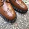 Derby shoe Triple Sole Center 51 14062 brown leather