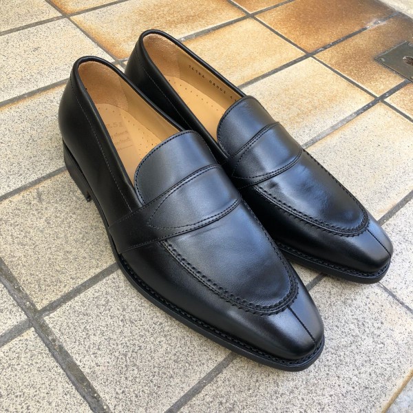 Moccasin Center 51 14164 black leather