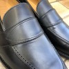 Moccasin Center 51 14164 black leather