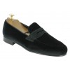 Moccasin shoe Center 51 Sommer black velvet