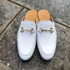 Mule loafer Center 51 white leather