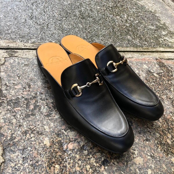 Mule loafer Center 51 black leather