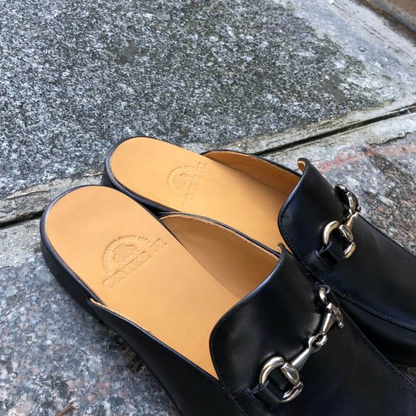 Mule loafer Center 51 black leather
