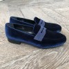 Mocassin Center 51 Sommer velours marine