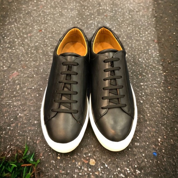 Oxford Sneakers Center 51 Sneaky black leather