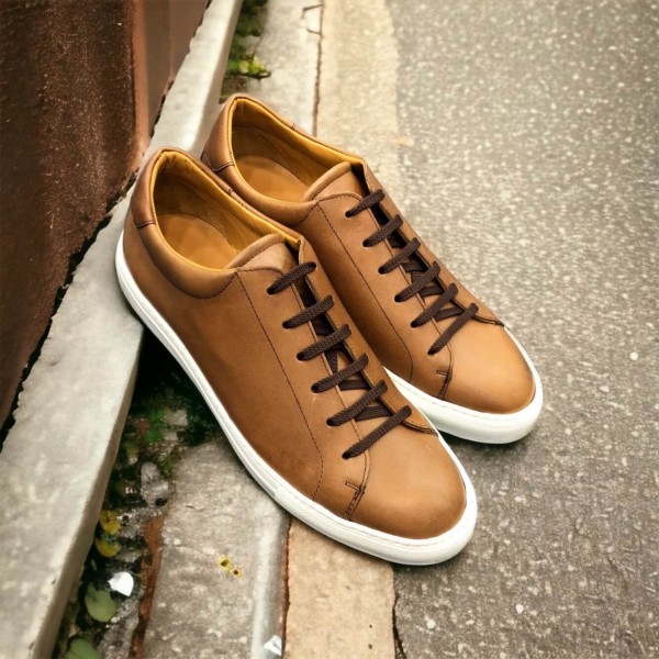 Oxford Sneakers Center 51 Sneaky brown leather