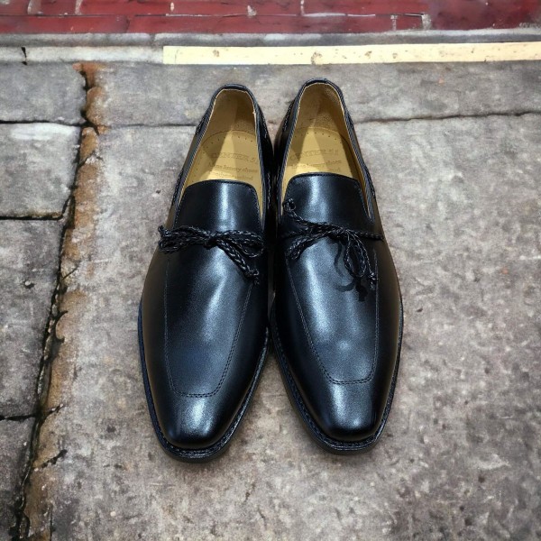 Mocassin Center 51 13813 cuir noir