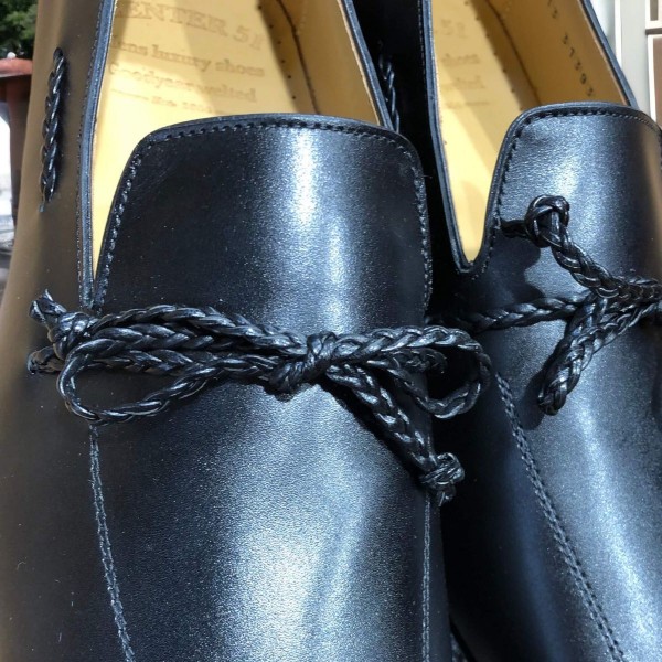 Mocassin Center 51 13813 cuir noir