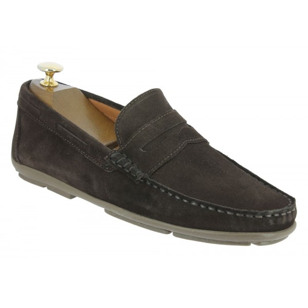 Moccasin Driver Orland 1633 brown suede