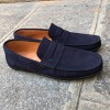 Moccasin Driver Orland 1633 navy blue suede